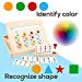 Symiu Montessori Classement des jeux en bois avec cartes à motifs et disque.....
