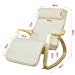 SoBuy Chaise relax, fauteuil à bascule (repose-jambes réglable), fauteuil relax FST16-W (beige).....