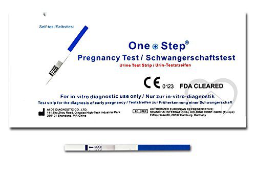 One Step - 15 tests de grossesse 10 mIU/ml Format 3,5 mm